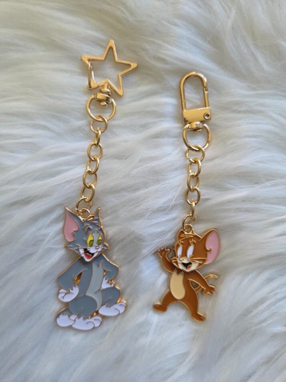 Tom & Jerry Keychain Set
